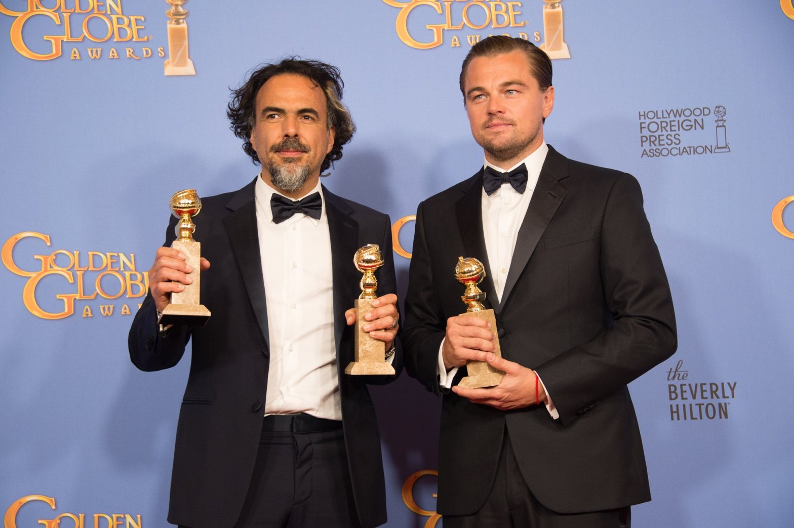 Golden Globes 2016 Inarritu Leonardo DiCaprio