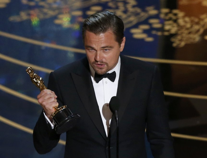 Leonardo DiCaprio Oscar 2016
