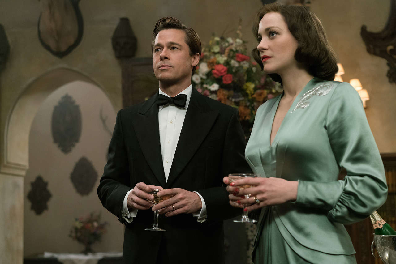 Allied Film Brad Pitt Marion Cotillard
